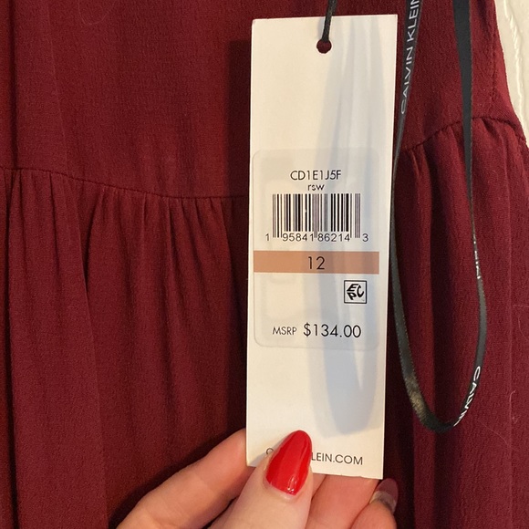 Calvin Klein dress size 12 NWT - Picture 2 of 6